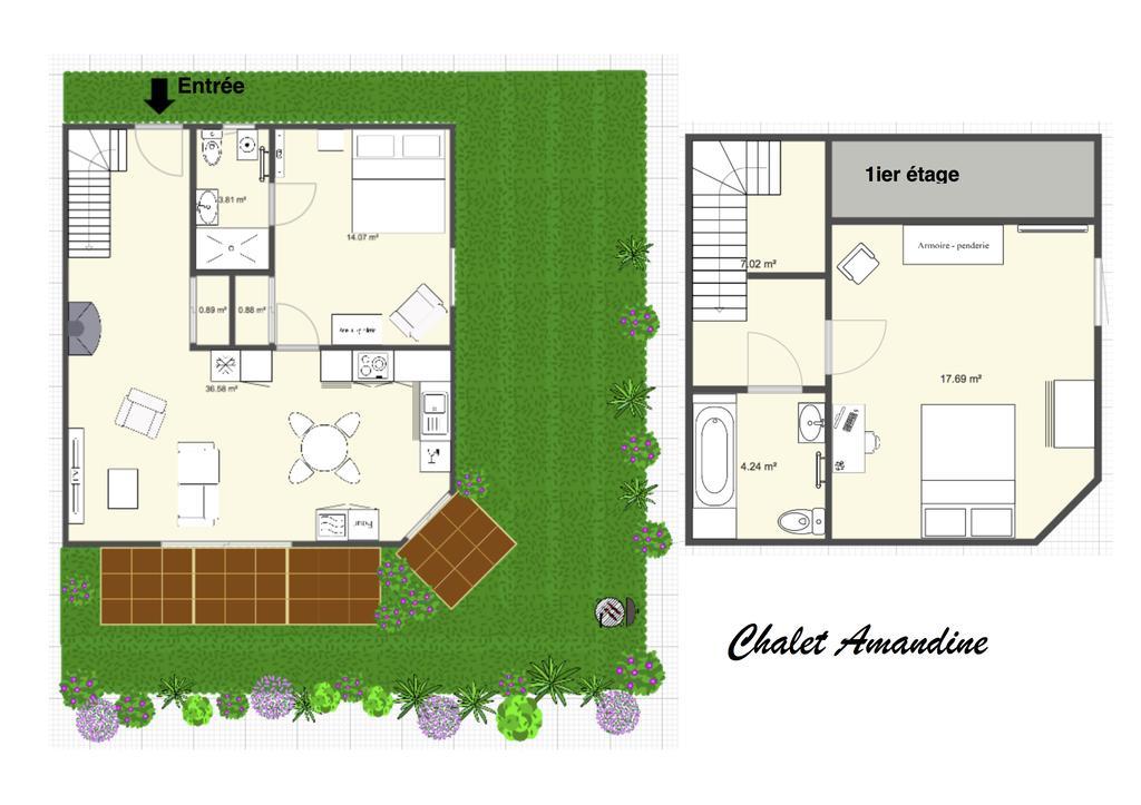 בור סן מוריס Le Chalet D'Heidi מראה חיצוני תמונה